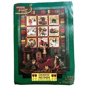 Wonders Of Winter Debbie Mumm's Applique Quilting Pattern New 1996